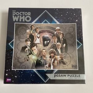 NEW Sealed Doctor Who Doctors Collage Jigsaw Puzzle BBC 1000 Pieces